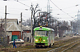 Tatra-T3SU #317 6-го маршрута на улице Академика Павлова в районе остановки "15-я больница"
