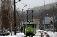 Tatra-T3SU #317 20-го маршрута на улице Клочковской в районе улицы Самарской
