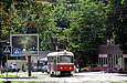 Tatra-T3SU #317 12-го маршрута на проспекте Правды возле улицы Ромена Роллана