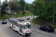 T3-ВПСт #317 12-го маршрута на перекрестке Клочковского спуска и проспекта Независимости
