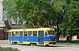 Tatra-T3SU #334 1-го маршрута на конечной станции "Ивановка"