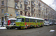 Tatra-T3SU #337 7-го маршрута на улице Пушкинской возле перекрестка с улицей Гиршмана
