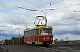 Tatra-T3SU #337 6-го маршрута на Корсиковском путепроводе
