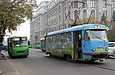 Tatra-T3SU #337 1-го маршрута и ЗАЗ-А07А.338 гос.#AX1104AA 282-го маршрута на улице Красноармейской возле Привокзальной площади