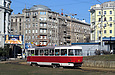 Tatra-T3SUCS #337 6-го маршрута отправляется с конечной "Южный вокзал"