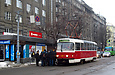 Tatra-T3SUCS #337 1-го маршрута на улице Евгения Котляра возле Привокзальной площади