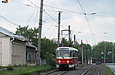 Tatra-T3SUCS #337 20-го маршрута на улице Матюшенко между улицей Прорезной и Долинным переулком