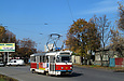 Tatra-T3SUCS #337 1-го маршрута на улице Большой Панасовской возле Хрустального переулка