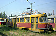 Tatra-T3SU #342 в открытом парке Октябрьского трамвайного депо