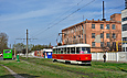 Tatra-T3SU #379 6-го маршрута на Салтовском шоссе в районе 8-го хлебозавода