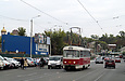 Tatra-T3M #395 20-го маршрута в Рогатинском проезде в районе Ивановского переулка