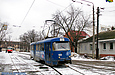 Tatra-T3SU #400 9-го маршрута на улице Кривомазова