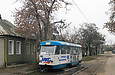 Tatra-T3SU #401 9-го маршрута на улице Кривомазова за пересечением с улицей Служебной