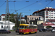 Tatra-T3SU #401 27-го маршрута на площади Восстания