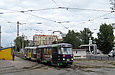 Tatra-T3SUCS/T3SU #401-402 3-го маршрута на улице Москалевской возле улицы Бажана