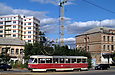 Tatra-T3SU #402 20-го маршрута на улице Котлова возле улицы Красноармейской