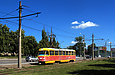 Tatra-T3SU #403 20-го маршрута на улице Клочковской в районе улицы Котельниковской