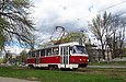 Tatra-T3SUCS #403 20-го маршрута на улице Клочковской между перекрестками с улицами Тобольской и Отакара Яроша