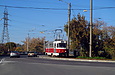 Tatra-T3SUCS #403 27-го маршрута поворачивает с Моисеевского моста на улицу Веринскую