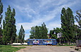 Tatra-T3SUCS #403 20-го маршрута на улице Клочковской на перекрестке с улицей Казахстанской