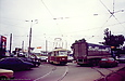Tatra-T3SU #406 маршрута 16-А на перекрестке улиц Моисеевской и Шевченко