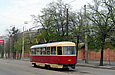 Tatra-T3SU #407 1-го маршрута на улице Конарева в районе улицы Коцарской