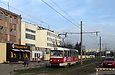 Tatra-T3SUCS #407 6-го маршрута на Салтовском шоссе в районе улицы Балканской