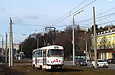 Tatra-T3SUCS #407 20-го маршрута на улице Клочковской возле улицы Близнюковской