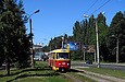 Tatra-T3SU #410 20-го маршрута на улице Клочковской возле Дергачевского переулка