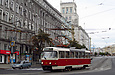 Tatra-T3SUCS #410 5-го маршрута на площади Конституции