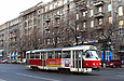 Tatra-T3SUCS #410 12-го маршрута на улице Евгения Котляра