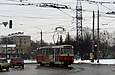 Tatra-T3SUCS #410 6-го маршрута на перекрестке улицы Академика Павлова и Московского проспекта