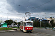 Tatra-T3SU #412 3-го маршрута на площади Бугримовой возле улицы Урицкого