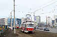 Tatra-T3M #412 12-го маршрута на улице Клочковской в районе улицы Ивановской