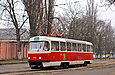 Tatra-T3SUCS #413 20-го маршрута на улице Котлова возле Резниковского переулка