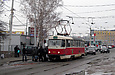 Tatra-T3SU #413 20-го маршрута в Лосевском переулке