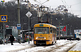 Tatra-T3SU #413 20-го маршрута на улице Клочковской возле улицы Павловской