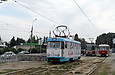 Tatra-T3SU #413 6-го маршрута на Московском проспекте возле универмага "Харьков"