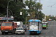 Tatra-T3SU #413 7-го маршрута на улице Москалевской возле улицы Текстильной