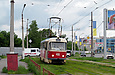 Tatra-T3SU #416 7-го маршрута на улице Клочковской возле улицы Ивановской