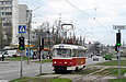 Tatra-T3SUCS #416 8-го маршрута на проспекте Героев Сталинграда в районе улицы Фонвизина