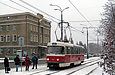Tatra-T3SUCS #416 6-го маршрута на улице Плехановской возле улицы Молодой гвардии