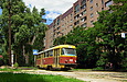Tatra-T3SU #419 7-го маршрута на улице Кривомазова