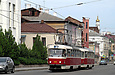 Tatra-T3SUCS #419-420 3-го маршрута на улице Полтавский шлях в районе улицы Дмитриевской