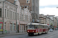 Tatra-T3SUCS #419-420 3-го маршрута на улице Полтавский шлях в районе улицы Рождественской