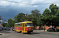 Tatra-T3SU #424 1-го маршрута на улице Красноармейской