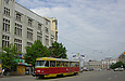 Tatra-T3SU #425 15-го маршрута на площади Конституции