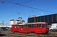 Tatra-T3SU #425 27-го маршрута на Московском проспекте возле станции метро "Площадь Восстания"