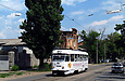 Tatra-T3SU #425 маршрута 27-А на улице 1-й Конной Армии напротив улицы Миргородской