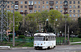 Tatra-T3SU #425 27-го маршрута на улице Академика Павлова напротив переулка Боткина